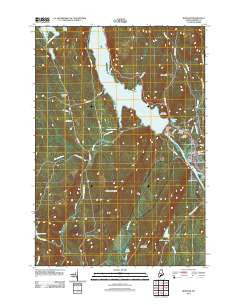 Bingham Maine Historical topographic map, 1:24000 scale, 7.5 X 7.5 Minute, Year 2011