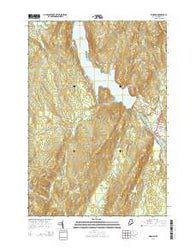 Bingham Maine Current topographic map, 1:24000 scale, 7.5 X 7.5 Minute, Year 2014