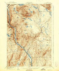 Bingham Maine Historical topographic map, 1:62500 scale, 15 X 15 Minute, Year 1905