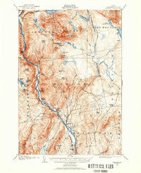Bingham Maine Historical topographic map, 1:62500 scale, 15 X 15 Minute, Year 1903