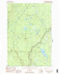 Black Brook Pond Maine Historical topographic map, 1:24000 scale, 7.5 X 7.5 Minute, Year 1988