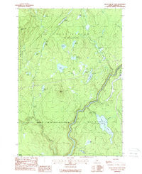Black Brook Pond Maine Historical topographic map, 1:24000 scale, 7.5 X 7.5 Minute, Year 1988