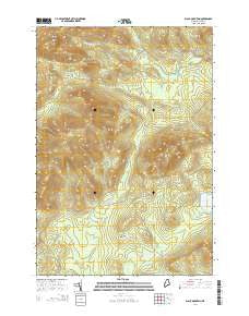 Black Mountain Maine Current topographic map, 1:24000 scale, 7.5 X 7.5 Minute, Year 2014