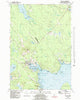 Blue Hill Maine Historical topographic map, 1:24000 scale, 7.5 X 7.5 Minute, Year 1981