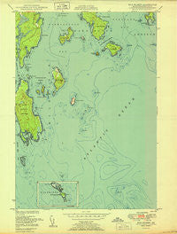 Bois Bubert Maine Historical topographic map, 1:24000 scale, 7.5 X 7.5 Minute, Year 1950