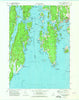 Boothbay Harbor Maine Historical topographic map, 1:24000 scale, 7.5 X 7.5 Minute, Year 1970
