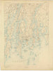 Boothbay Maine Historical topographic map, 1:62500 scale, 15 X 15 Minute, Year 1893