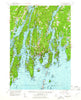 Boothbay Maine Historical topographic map, 1:62500 scale, 15 X 15 Minute, Year 1957