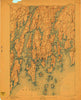 Boothbay Maine Historical topographic map, 1:62500 scale, 15 X 15 Minute, Year 1893