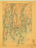 Boothbay Maine Historical topographic map, 1:62500 scale, 15 X 15 Minute, Year 1893