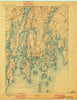 Boothbay Maine Historical topographic map, 1:62500 scale, 15 X 15 Minute, Year 1893