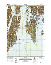 Boothbay Harbor Maine Historical topographic map, 1:24000 scale, 7.5 X 7.5 Minute, Year 2011