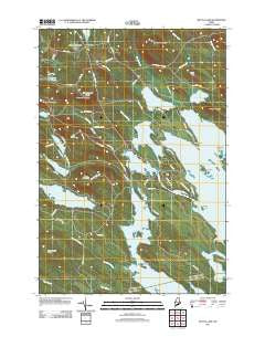 Bottle Lake Maine Historical topographic map, 1:24000 scale, 7.5 X 7.5 Minute, Year 2011