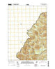 Boundary Pond Maine Current topographic map, 1:24000 scale, 7.5 X 7.5 Minute, Year 2014