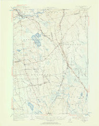 Boyd Lake Maine Historical topographic map, 1:62500 scale, 15 X 15 Minute, Year 1955