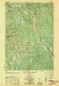 Boyd Lake Maine Historical topographic map, 1:50000 scale, 15 X 15 Minute, Year 1951