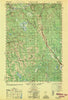 Boyd Lake Maine Historical topographic map, 1:50000 scale, 15 X 15 Minute, Year 1951