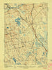 Boyd Lake Maine Historical topographic map, 1:62500 scale, 15 X 15 Minute, Year 1933