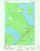 Brassua Lake East Maine Historical topographic map, 1:24000 scale, 7.5 X 7.5 Minute, Year 1988