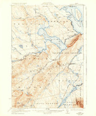 Brassua Lake Maine Historical topographic map, 1:62500 scale, 15 X 15 Minute, Year 1923