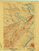 Brassua Lake Maine Historical topographic map, 1:62500 scale, 15 X 15 Minute, Year 1923