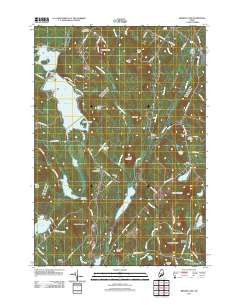 Brewer Lake Maine Historical topographic map, 1:24000 scale, 7.5 X 7.5 Minute, Year 2011