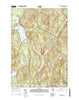 Brewer Lake Maine Current topographic map, 1:24000 scale, 7.5 X 7.5 Minute, Year 2014