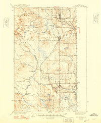 Bridegwater Maine Historical topographic map, 1:62500 scale, 15 X 15 Minute, Year 1938