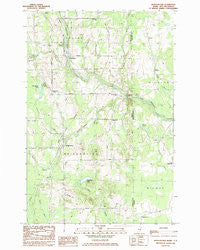 Bridgewater Maine Historical topographic map, 1:24000 scale, 7.5 X 7.5 Minute, Year 1984