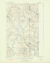 Bridgewater Maine Historical topographic map, 1:62500 scale, 15 X 15 Minute, Year 1951
