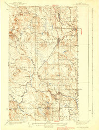 Bridgewater Maine Historical topographic map, 1:62500 scale, 15 X 15 Minute, Year 1938