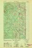 Bridgewater Maine Historical topographic map, 1:50000 scale, 15 X 15 Minute, Year 1953