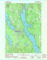 Bridgton Maine Historical topographic map, 1:24000 scale, 7.5 X 7.5 Minute, Year 1983