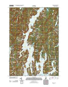 Bristol Maine Historical topographic map, 1:24000 scale, 7.5 X 7.5 Minute, Year 2011