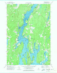 Bristol Maine Historical topographic map, 1:24000 scale, 7.5 X 7.5 Minute, Year 1969