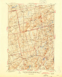 Brooks Maine Historical topographic map, 1:62500 scale, 15 X 15 Minute, Year 1932