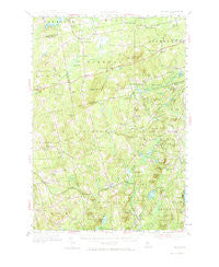 Brooks Maine Historical topographic map, 1:62500 scale, 15 X 15 Minute, Year 1955