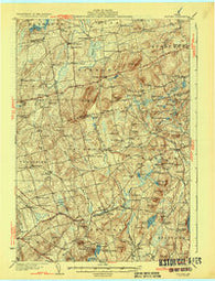 Brooks Maine Historical topographic map, 1:62500 scale, 15 X 15 Minute, Year 1932