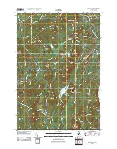 Brooks East Maine Historical topographic map, 1:24000 scale, 7.5 X 7.5 Minute, Year 2011