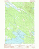 Brookton Maine Historical topographic map, 1:24000 scale, 7.5 X 7.5 Minute, Year 1988