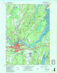 Brunswick Maine Historical topographic map, 1:24000 scale, 7.5 X 7.5 Minute, Year 1980