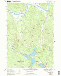 Bryant Pond Maine Historical topographic map, 1:24000 scale, 7.5 X 7.5 Minute, Year 1967