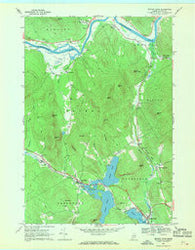 Bryant Pond Maine Historical topographic map, 1:24000 scale, 7.5 X 7.5 Minute, Year 1967
