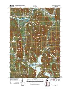 Bryant Pond Maine Historical topographic map, 1:24000 scale, 7.5 X 7.5 Minute, Year 2011
