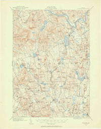 Buckfield Maine Historical topographic map, 1:62500 scale, 15 X 15 Minute, Year 1911
