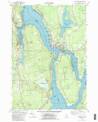 Bucksport Maine Historical topographic map, 1:24000 scale, 7.5 X 7.5 Minute, Year 1982