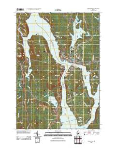 Bucksport Maine Historical topographic map, 1:24000 scale, 7.5 X 7.5 Minute, Year 2011