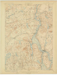Bucksport Maine Historical topographic map, 1:62500 scale, 15 X 15 Minute, Year 1902