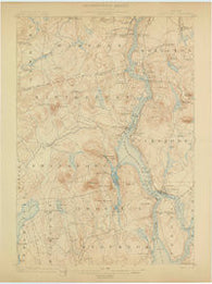 Bucksport Maine Historical topographic map, 1:62500 scale, 15 X 15 Minute, Year 1900