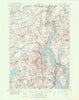 Bucksport Maine Historical topographic map, 1:62500 scale, 15 X 15 Minute, Year 1955